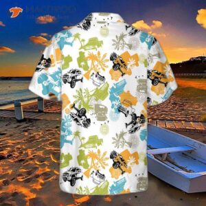 seamless tropical plants pattern with jeeps hawaiian shirt colorful jeep beach shirt for 1