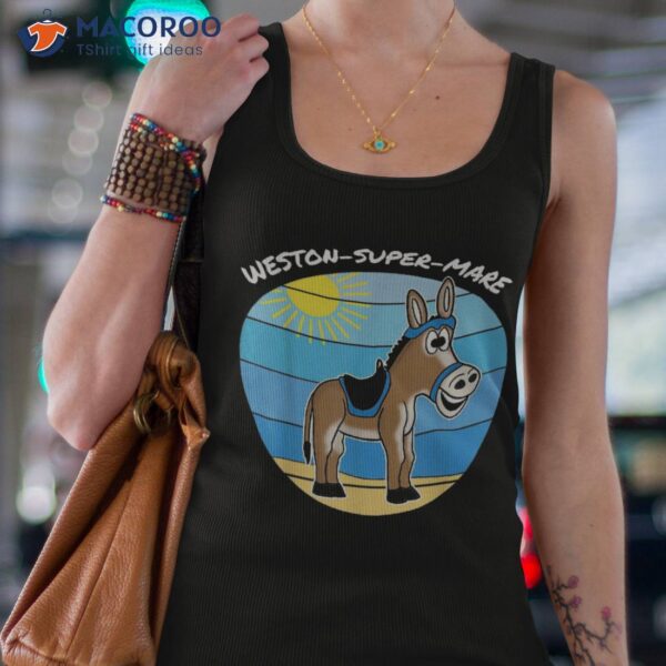 Seaside Donkey British Summer Holiday Weston-super-mare Shirt