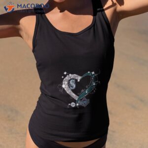 Seattle Mariners Baseball Glitter Heart 2023 Shirt