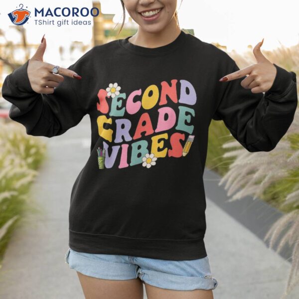 Second Grade Vibes Back To School 2nd Team 1st Day Shirt