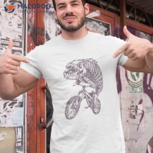 seembo piranha cycling bicycle cyclist biker biking fun bike shirt tshirt 1
