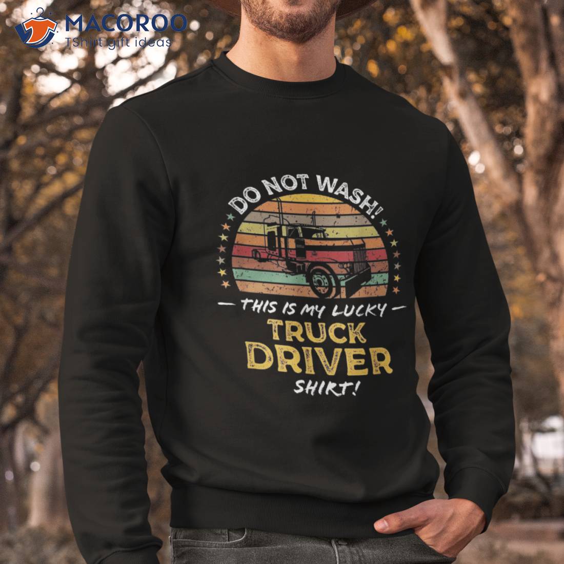 Semi Truck Driver Funny Quote Retro Vintage Graphic Shirt