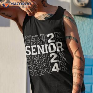 senior 2024 graduation graduate class of boy girl shirt tank top 1