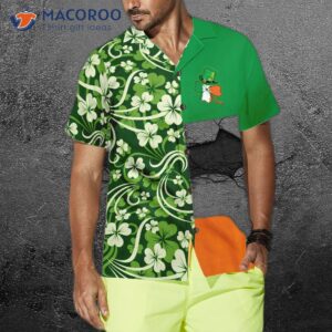 shamrock and flag saint patrick s day irish ireland hawaiian shirt 2