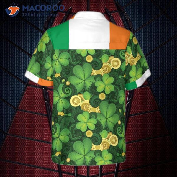 Shamrock And Gold Coins Are Symbols Of Saint Patrick’s Day In Ireland Hawaiian Shirts Often Worn To Celebrate The Holiday.