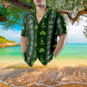 shamrock irish symbol hawaiian shirt 4