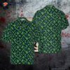 Shamrock Seamless Pattern Hawaiian Shirt