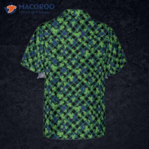 shamrock seamless pattern hawaiian shirt 1