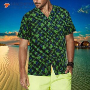 shamrock seamless pattern hawaiian shirt 2