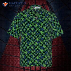 shamrock seamless pattern hawaiian shirt 3