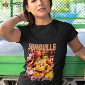 Shaquille O’neal Los Angeles Lakers 3x Finals Mvp Shirt 3 shaquille oneal los angeles lakers 3x finals mvp shirt tshirt 1