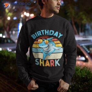 shark birthday toddler boys kids matching family boy shirt sweatshirt