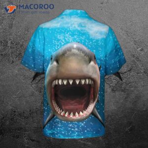 shark mouth 01 hawaiian shirt 1