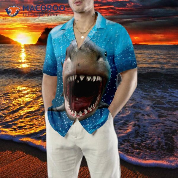 Shark Mouth 01 Hawaiian Shirt