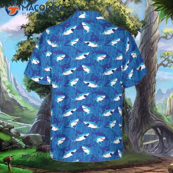 Shark Pattern 03 Hawaiian Shirt