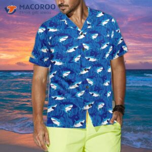 shark pattern 03 hawaiian shirt 2