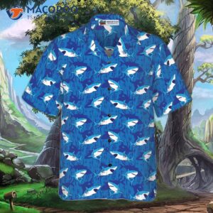 shark pattern 03 hawaiian shirt 3