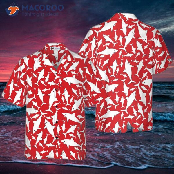 Shark Pattern Eleven Hawaiian Shirt