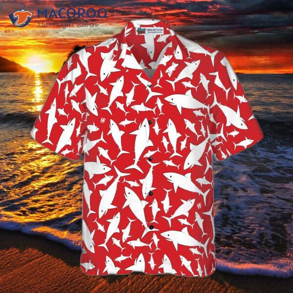 Shark Pattern Eleven Hawaiian Shirt