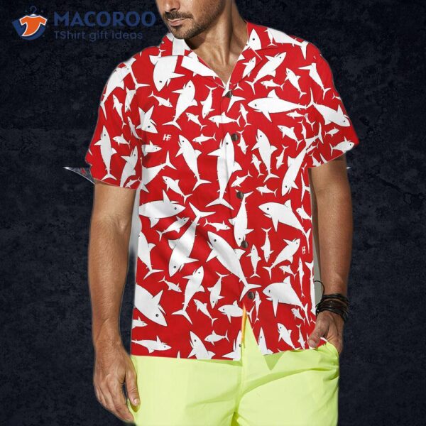 Shark Pattern Eleven Hawaiian Shirt