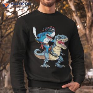 shark pirate dinosaur t rex shirt jawsome boys kids sweatshirt