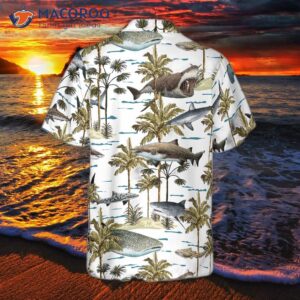 shark printed hawaiian shirt 1