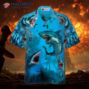 shark under the sea hawaiian shirt 3