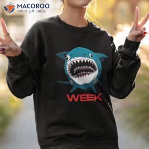 shark wk caricature king of the sea shirt sweatshirt 2