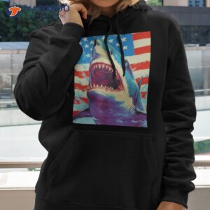 sharks the pop art patriotic predator t shirt hoodie 2