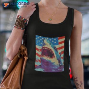 Sharks The Pop Art Patriotic Predator Shirt