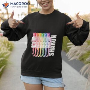 sharon tate baby doll repeat rainbow shirt sweatshirt 1