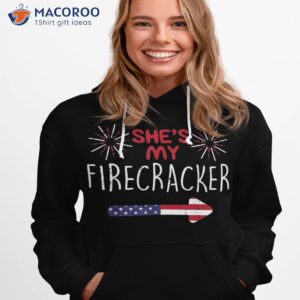 shes my firecracker 4th of july matching couples his and her shirt hoodie 1