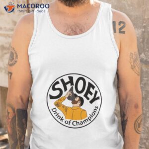 shoey drink of champions f1 racing shirt tank top