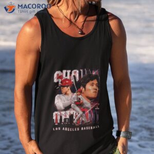 shohei ohtani los angeles angels baseball signature shirt tank top
