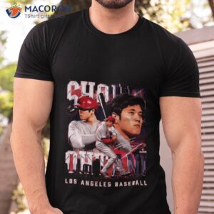 shohei ohtani los angeles angels baseball signature shirt tshirt