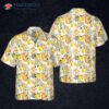 Sicilian-style, Lemon-print Hawaiian Shirt