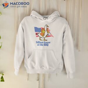 silliest goose at the bbq usa flag shirt hoodie