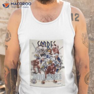 silver sabers 25 years of blue and gold glory signatures t shirt tank top