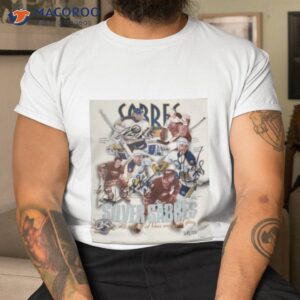 silver sabers 25 years of blue and gold glory signatures t shirt tshirt