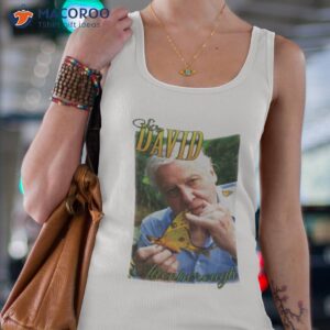 sir david attenborough photo shirt tank top 4