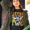 Sister Of The Wild And Two 2 Zoo Theme Party Safari Jungle Shirt
