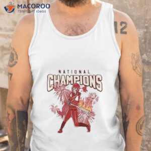 skeleton oklahoma softball womens 2023 national champs shirt tank top