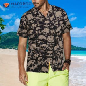 skull and cool hawaiian shirt 2