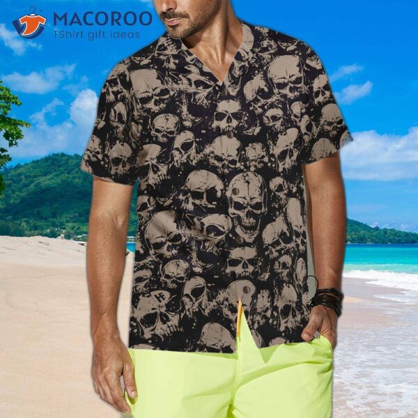 Skull And Cool Hawaiian Shirt