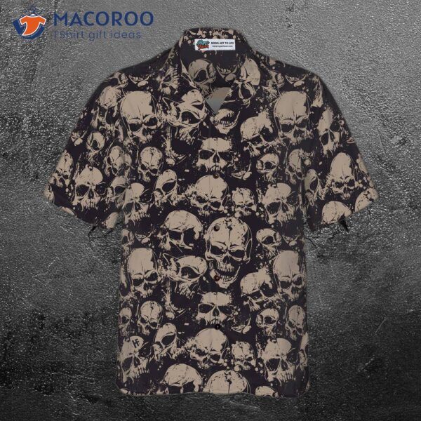 Skull And Cool Hawaiian Shirt