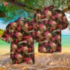 Skull And Flower Day Of The Dead Hawaiian Shirt