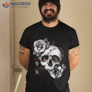 skull and roses shirt tshirt 2