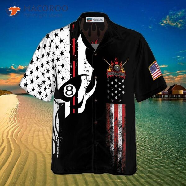 Skull Billiards Pool Hawaiian Shirt