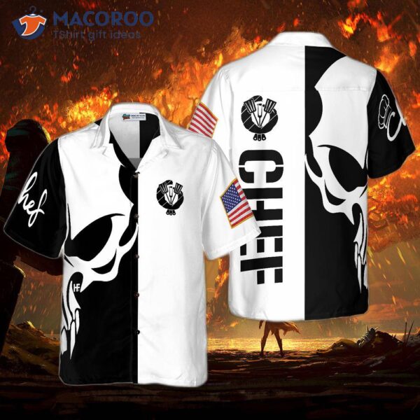 Skull Chef Two Hawaiian Shirt