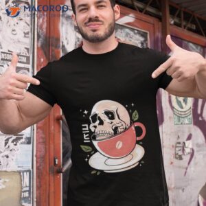 skull coffee t shirt tshirt 1